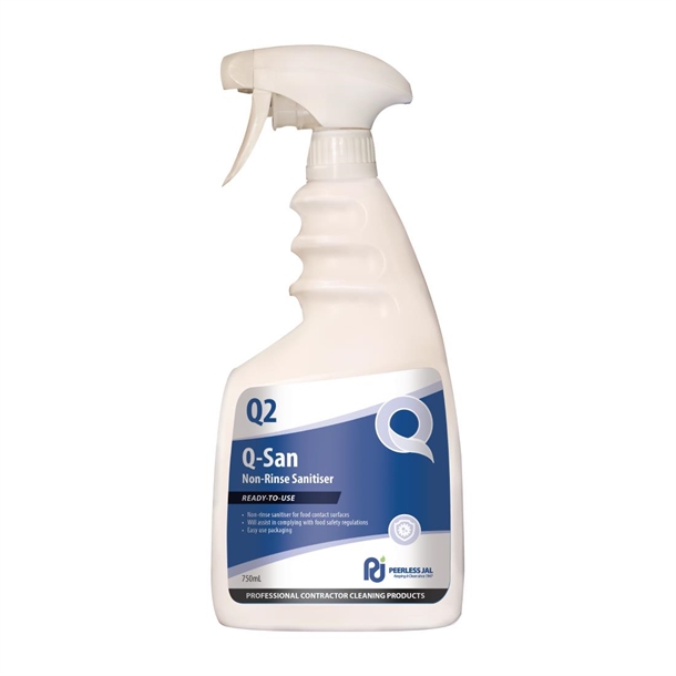 Peerless Jal Q-San Non-Rinse Sanitiser 750ml Peerless Jal Q-San Non-Rinse Sanitiser 750ml