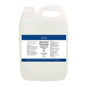 Zexa medicated hand soap fragrance free foam (Anti-bacterial) 5ltr