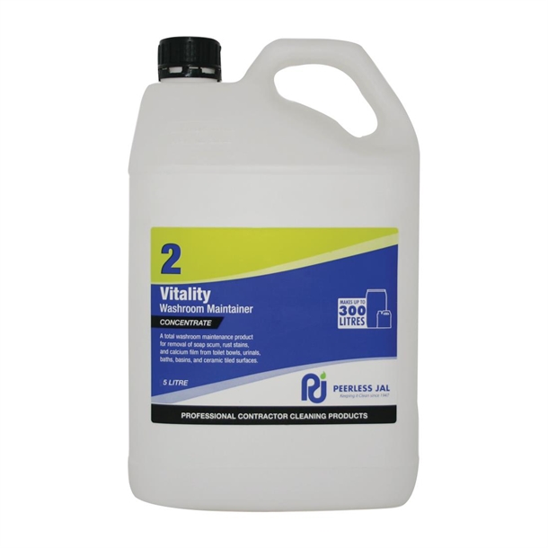 Peerless Jal 1-7 Series Vitality Washroom Cleaner 5Ltr Peerless Jal 1-7 Series Vitality Washroom Cleaner 5Ltr