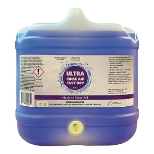 Zexa Ultra Rinse Aid Fast Dry - 15Ltr