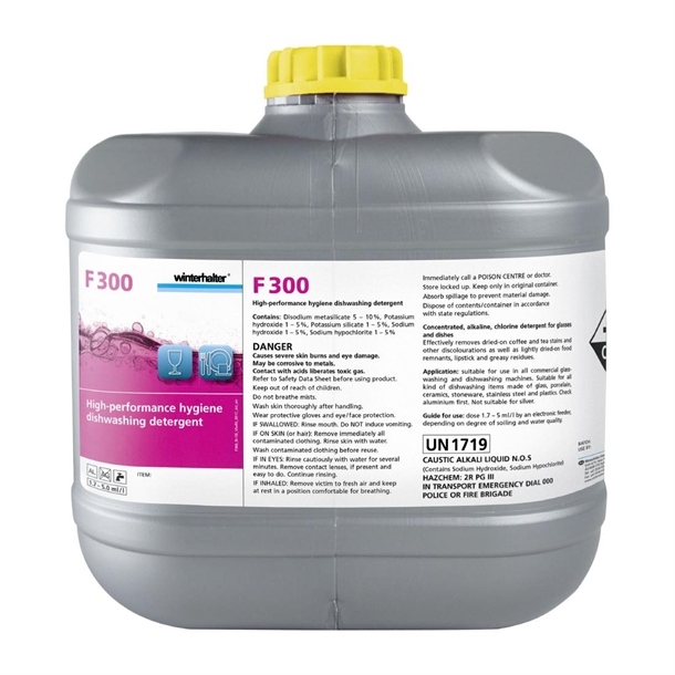 Winterhalter Universal F300 Liquid Glass & Dishwashing Rinse Aid 15Ltr Winterhalter Universal F300 Liquid Glass & Dishwashing Rinse Aid 15Ltr
