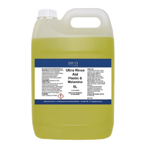 Zexa Ultra Rinse Aid Plastic & Melamine -  5Ltr