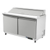 Polar U-Series Double Door Prep Counter Fridge 527Ltr