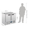 Polar G-Series Saladette Counter Fridge 240Ltr