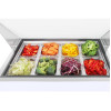 Polar U-Series Single Door Mega Top Prep Counter Fridge 154Ltr Polar U-Series Single Door Mega Top Prep Counter Fridge 154Ltr