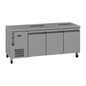 Williams Opal Three Door Counter Fridge HO3USSBA St/St - 510Ltr (Direct)