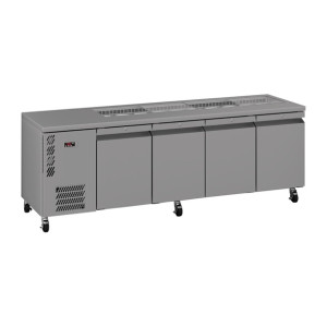 Williams Opal Four Door Counter Fridge HO4USSBA St/St - 670Ltr (Direct)