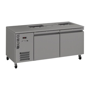 Williams Emerald Two Door Counter Fridge HE2USSBA St/St - 610Ltr (Direct)