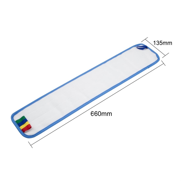 Jantex 600mm Flat Mop Head Micro Fibre Pad