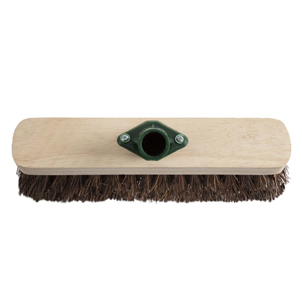 Jantex Wooden Broom Head Stiff Bassine 305mm Jantex Wooden Broom Head Stiff Bassine 305mm