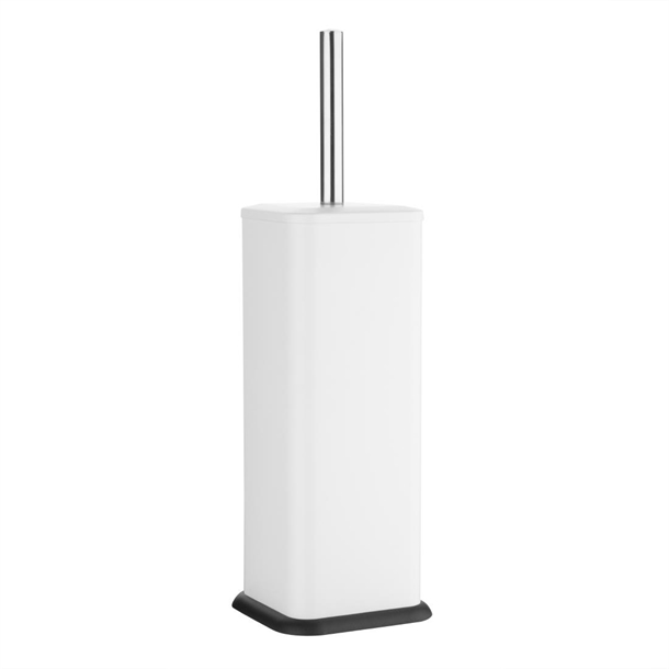 Jantex Square Toilet Brush and Holder - White Jantex Square Toilet Brush and Holder - White