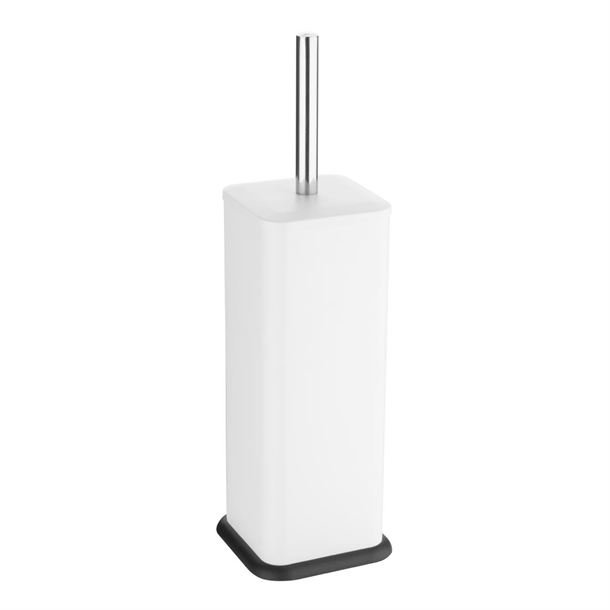 Jantex Square Toilet Brush and Holder - White Jantex Square Toilet Brush and Holder - White