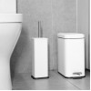Jantex Square Toilet Brush and Holder - White Jantex Square Toilet Brush and Holder - White