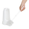 Jantex Round Toilet Brush & Holder - White Jantex Round Toilet Brush & Holder - White