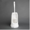 Jantex Round Toilet Brush & Holder - White Jantex Round Toilet Brush & Holder - White