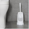Jantex Round Toilet Brush & Holder - White Jantex Round Toilet Brush & Holder - White