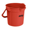 Jantex Red Graduated Bucket with Pouring Lip 10ltr