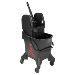 Jantex Tall Mop Bucket and Wringer Red Print 20Ltr