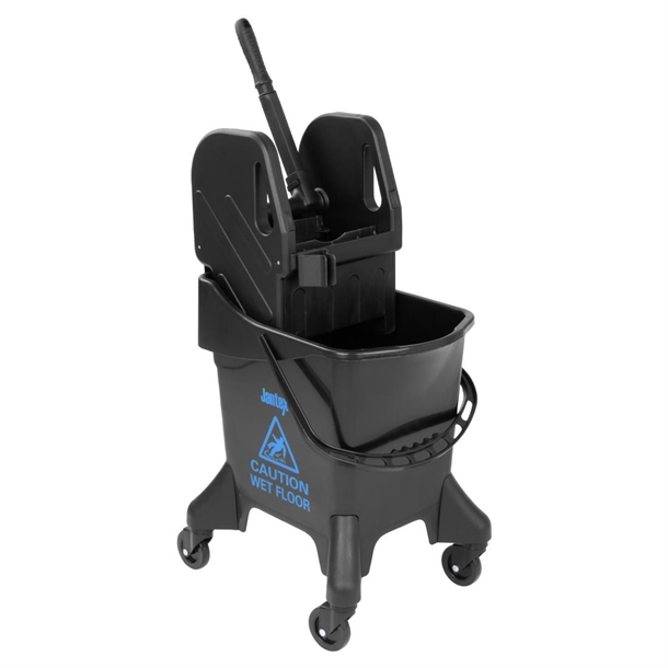 Jantex Tall Mop Bucket and Wringer Blue Print 20Ltr Jantex Tall Mop Bucket and Wringer Blue Print 20Ltr