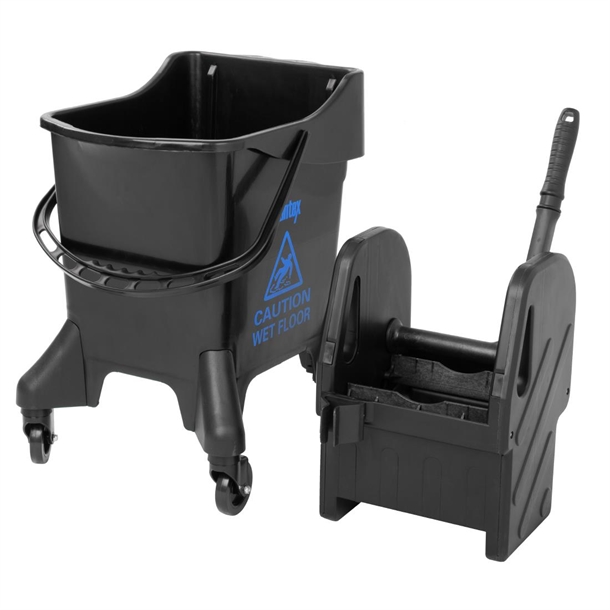 Jantex Tall Mop Bucket and Wringer Blue Print 20Ltr Jantex Tall Mop Bucket and Wringer Blue Print 20Ltr