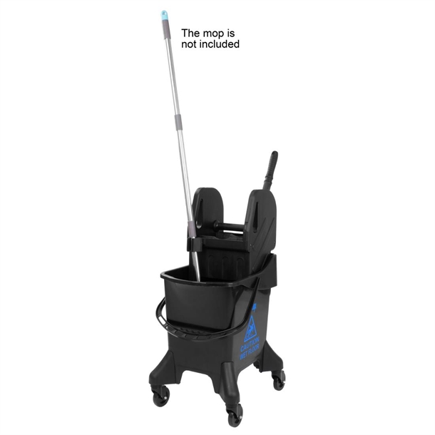 Jantex Tall Mop Bucket and Wringer Blue Print 20Ltr Jantex Tall Mop Bucket and Wringer Blue Print 20Ltr