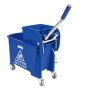 Jantex Mop Bucket & Side Wringer Blue 15ltr