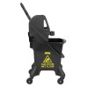 Jantex Tall Mop Bucket and Wringer Yellow Print 20Ltr Jantex Tall Mop Bucket and Wringer Yellow Print 20Ltr