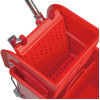 Jantex Mop Bucket & Side Wringer Red 15ltr