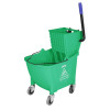 Jantex Mop Bucket with Foot Pedal release Green 25Ltr Jantex Mop Bucket with Foot Pedal release Green 25Ltr
