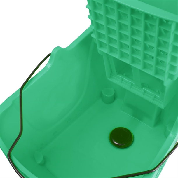 Jantex Mop Bucket with Foot Pedal release Green 25Ltr Jantex Mop Bucket with Foot Pedal release Green 25Ltr