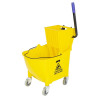 Jantex Mop Bucket with Foot Pedal release Yellow 25Ltr