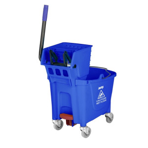 Jantex Mop Bucket with Foot Pedal release Blue 25Ltr