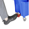 Jantex Mop Bucket with Foot Pedal release Blue 25Ltr