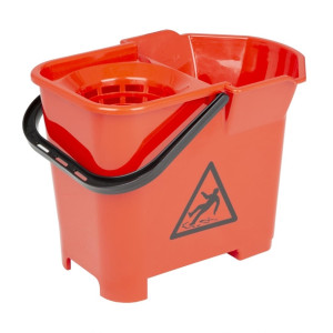 Nisbets Essentials Mop Bucket Red
