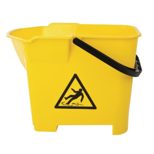 Nisbets Essentials Yellow Bucket with Handle