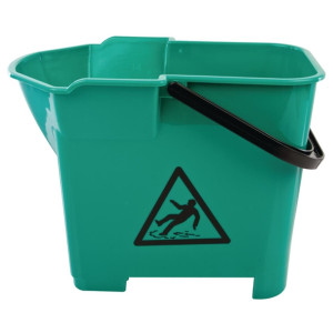 Nisbets Essentials Green Bucket with Handle