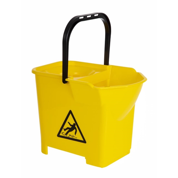 Nisbets Essentials Mop Bucket Yellow 14Ltr Nisbets Essentials Mop Bucket Yellow 14Ltr
