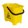 Nisbets Essentials Mop Bucket Yellow 14Ltr Nisbets Essentials Mop Bucket Yellow 14Ltr