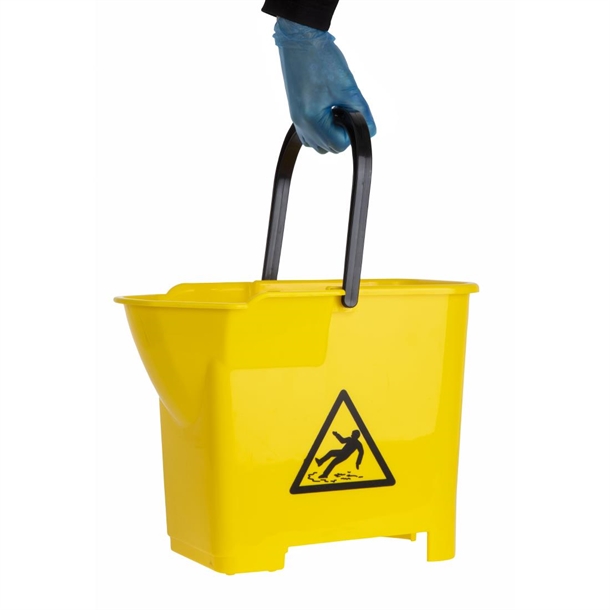 Nisbets Essentials Mop Bucket Yellow 14Ltr Nisbets Essentials Mop Bucket Yellow 14Ltr