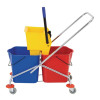 Jantex Dual Bucket Mop Wringer with Frame