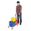 Jantex Dual Bucket Mop Wringer with Frame