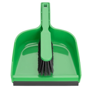 Jantex Dustpan & Brush Set Green