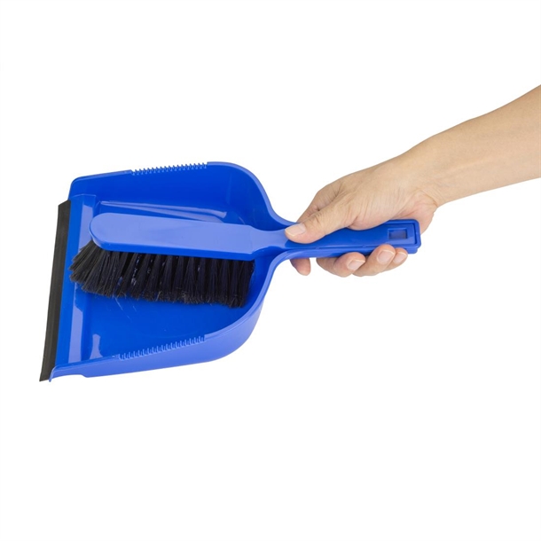 Jantex Dustpan & Brush Set Blue