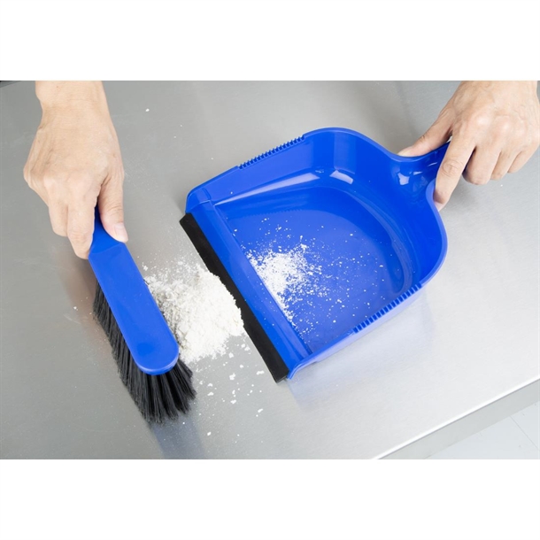 Jantex Dustpan & Brush Set Blue