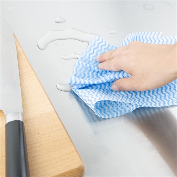 Jantex Green Compostable Cleaning Cloth Blue (200 Pack) Jantex Green Compostable Cleaning Cloth Blue (200 Pack)