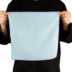 Jantex Microfibre Cloths Blue 400x400mm (5 Pack) Jantex Microfibre Cloths Blue 400x400mm (5 Pack)