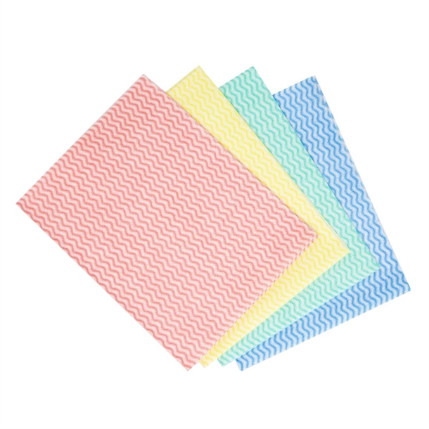 Jantex Heavy Duty Non-Woven Cloths Red (25 Pack) Jantex Heavy Duty Non-Woven Cloths Red (25 Pack)