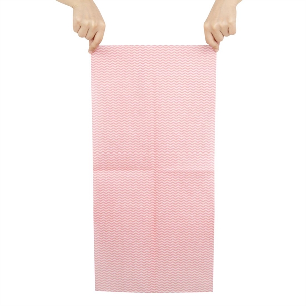 Jantex Washroom Cleaning Cloth Red (pack 50)