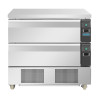 Polar U-Series Double Drawer Dual Temperature Counter Fridge Freezer 4xGN