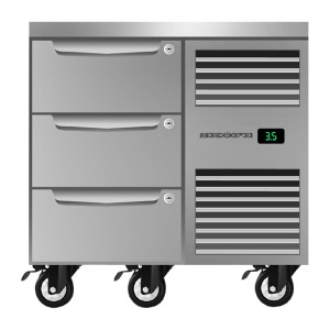 SKOPE ProSpec Three Drawer Underbench GN 1/1 Right Hand Fridge